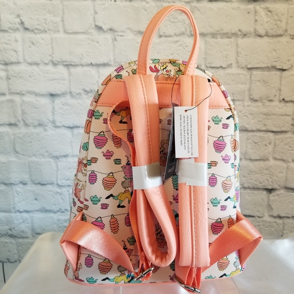 Loungefly Mad Hatter Tea Party Alice in Wonderland Mini Backpack Bag New - Picture 4 of 16